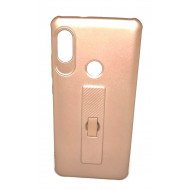 Silicone Case Motomo With Finger Ring For Xiaomi Redmi Note 5 Pro Pink / Gold